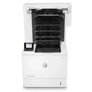 HP LaserJet Enterprise M608 Laserdrucker schwarz/weiß + HP L0H20A 800 Blatt Stapelfach HP