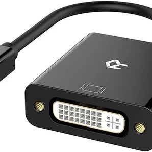 Rankie Mini DisplayPort auf DVI Adapter, 1080P Konverter, Schwarz Rankie