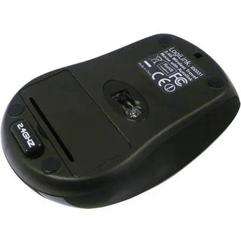 LogiLink Mini Funk Maus Optisch Schwarz 3 Tasten 1600 dpi LogiLink