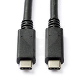 USB 3.0 Typ C Verbindungskabel, Ladekabel, Datenkabel, USB C auf USB C, schwarz OnkelKlaus Trading